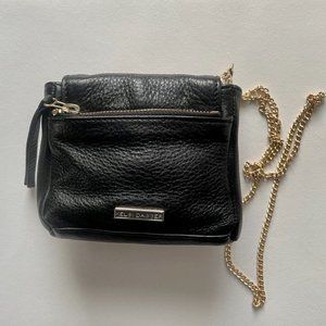 Kelsi Dagger ALINA Chain Crossbody/Clutch Mini Purse - Black